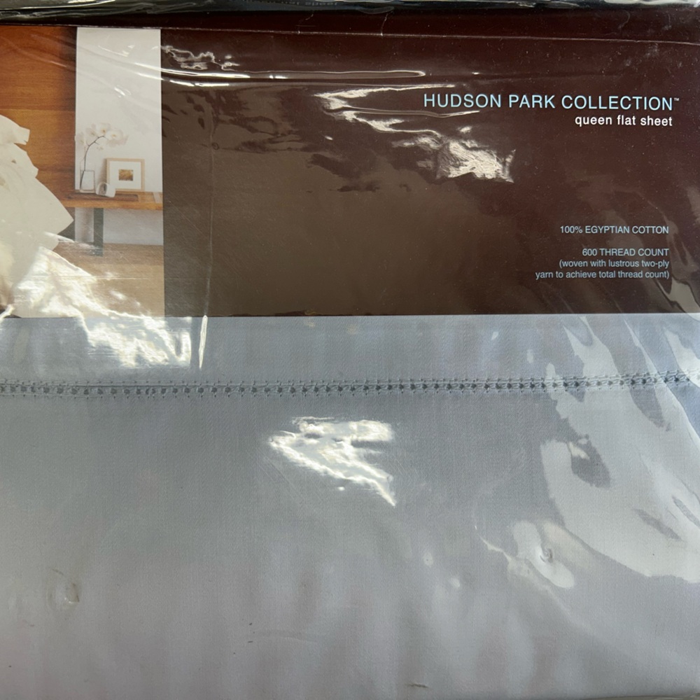 Hudson Park Collection Queen Flat Sheet